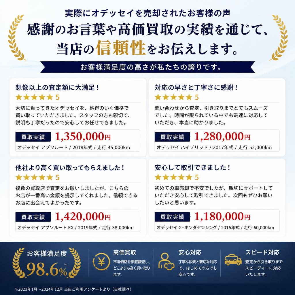 お客様の声 - 高価買取の実績