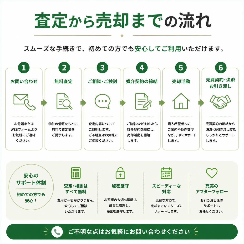 3. 売却の流れをわかりやすく解説