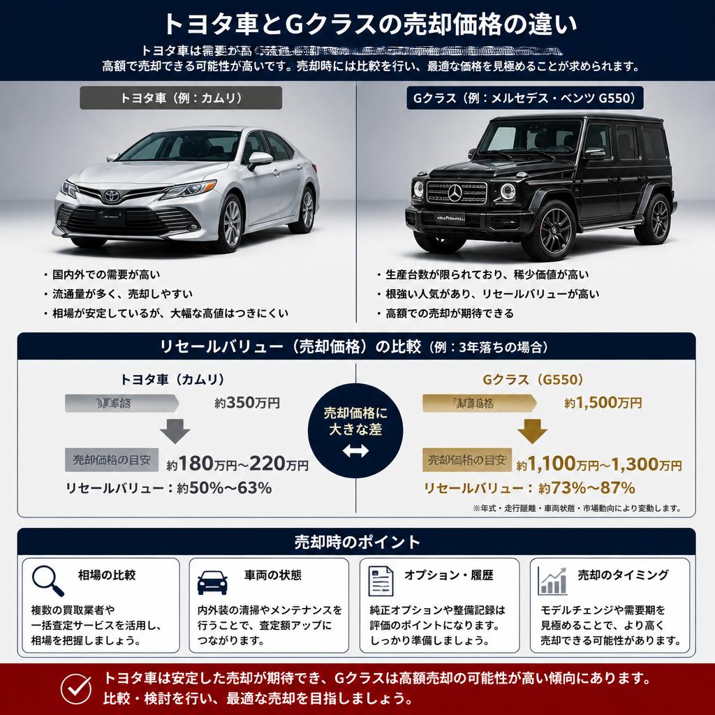 トヨタ車との比較
