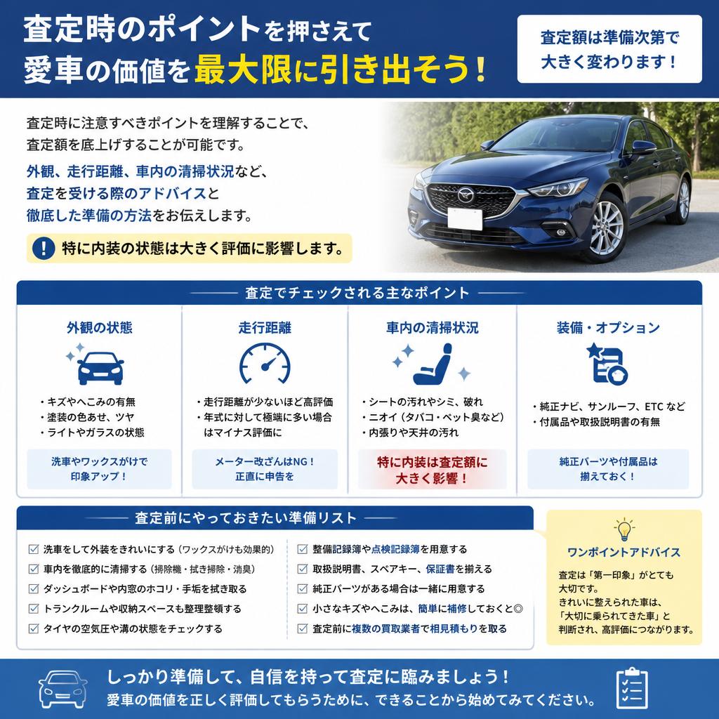 特に注意したい査定時のポイント