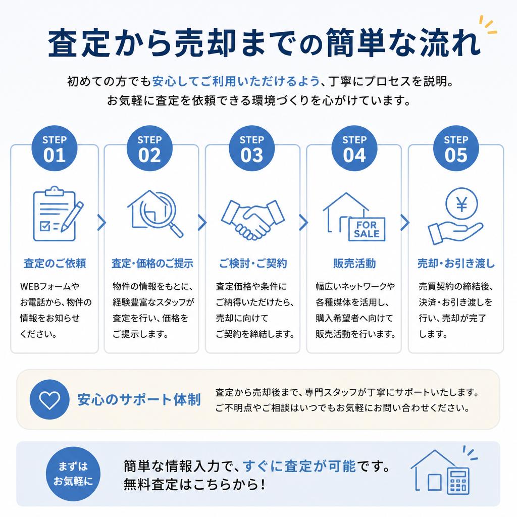 3. さいたま市での査定・売却の流れ
