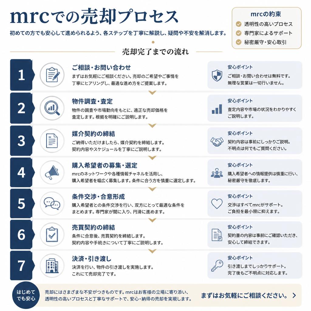 スムーズな売却プロセス