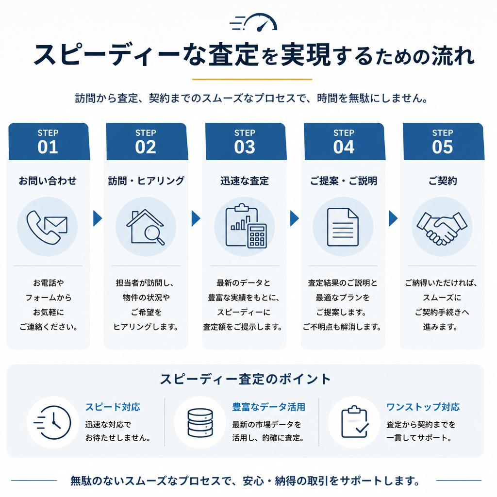 即日査定の流れ