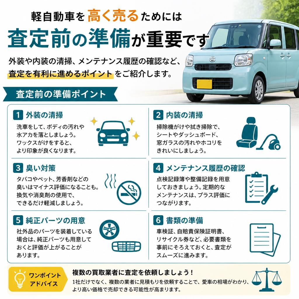 高く売るための査定ポイント