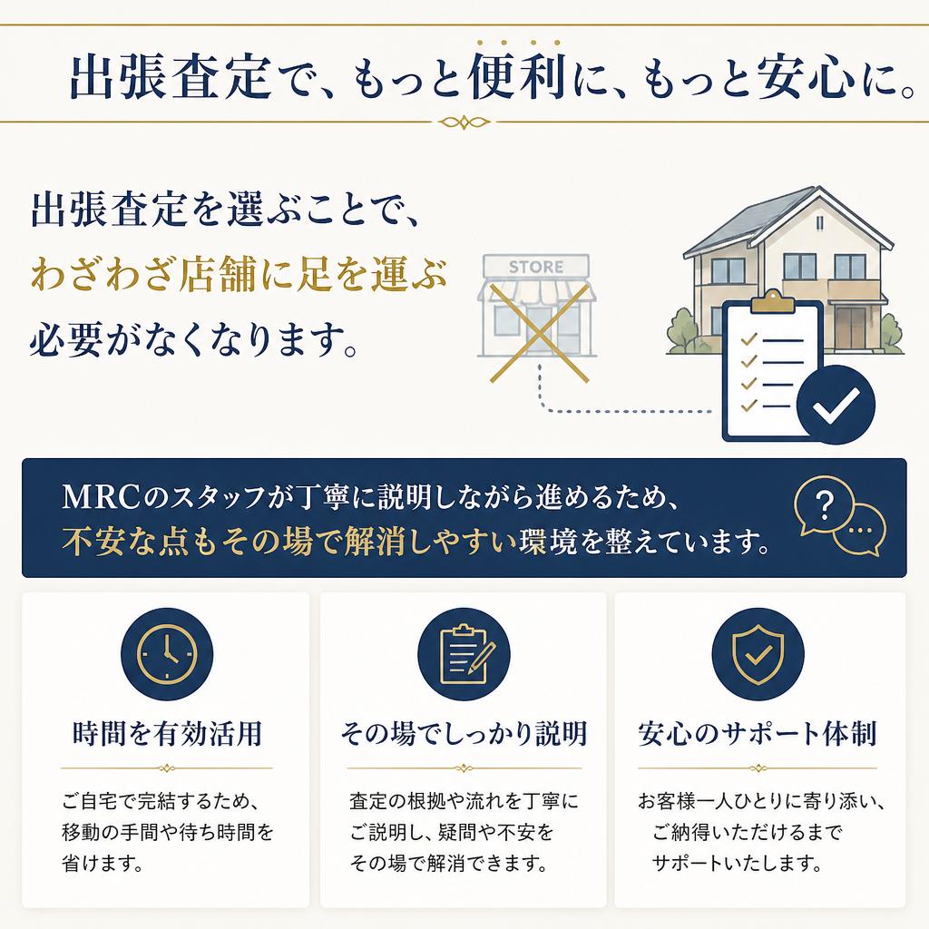 手間いらずで満足の査定
