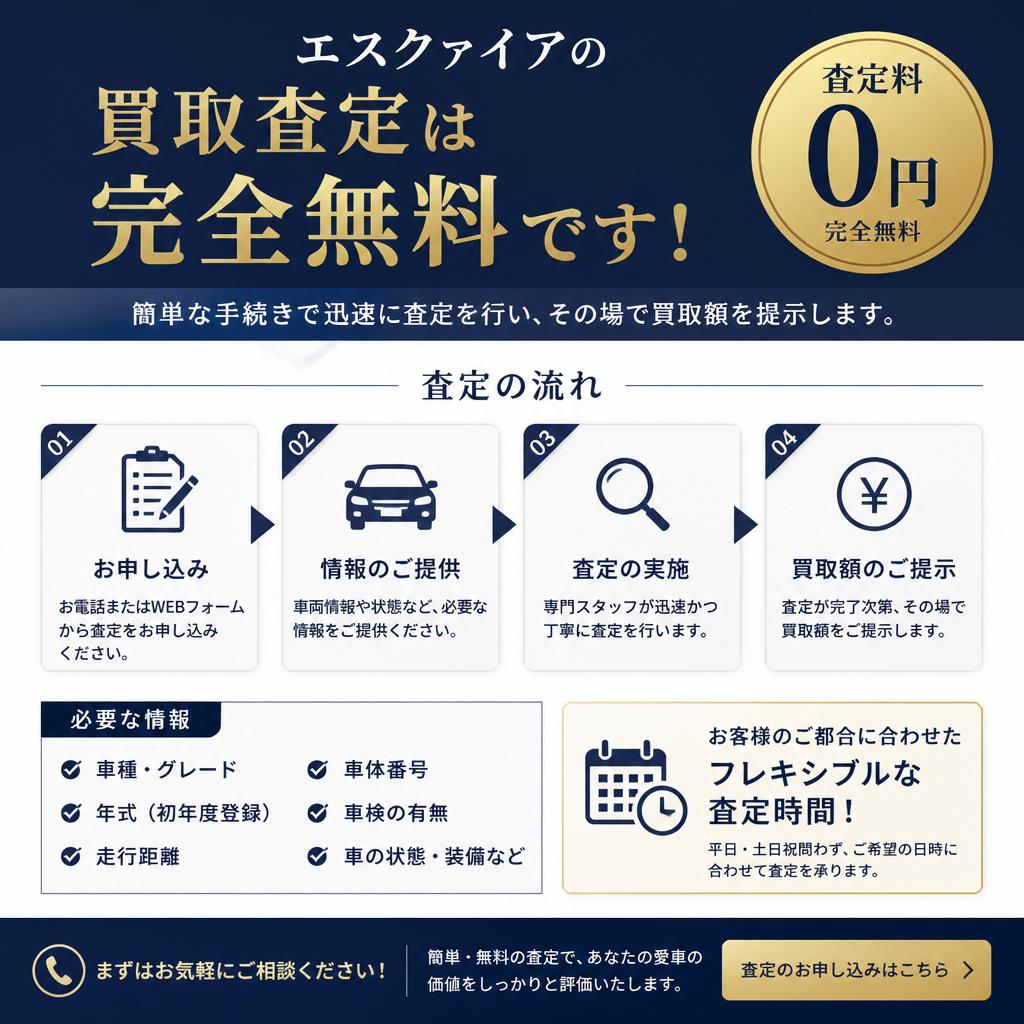 無料査定のお申し込み