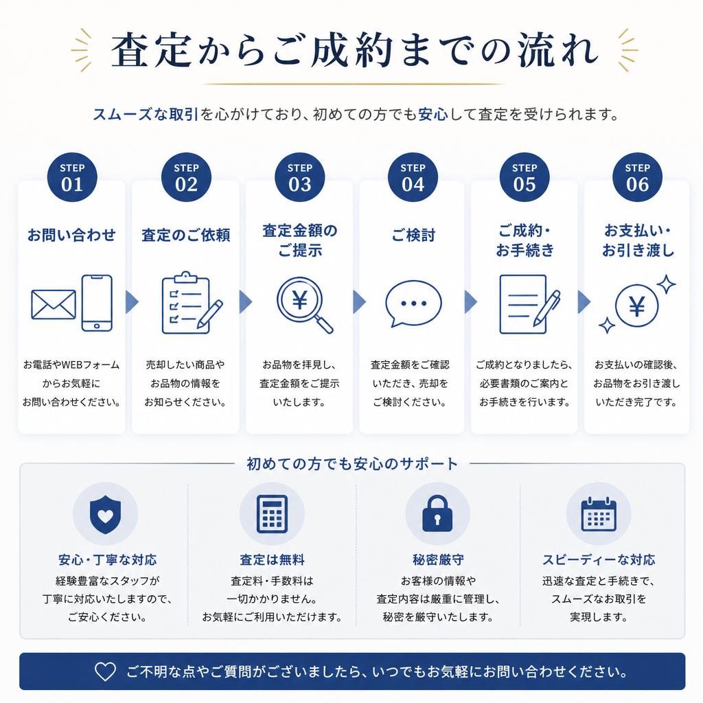 4. かんたん査定の流れ