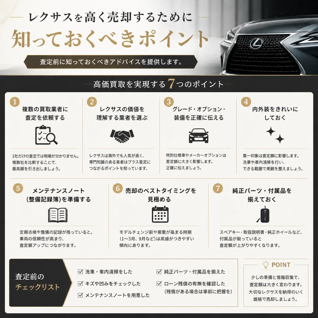 5. 高値で売却するためのコツ