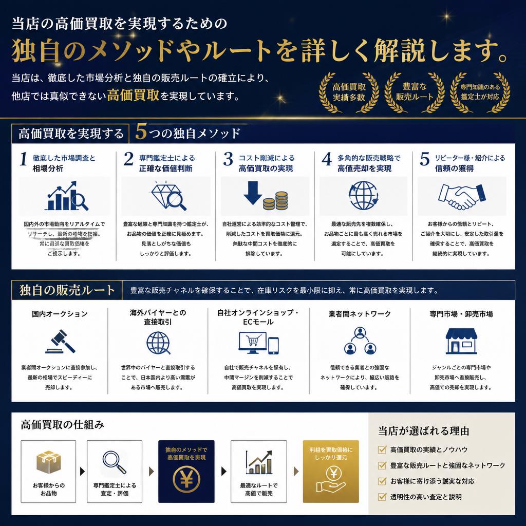 高価買取の仕組み