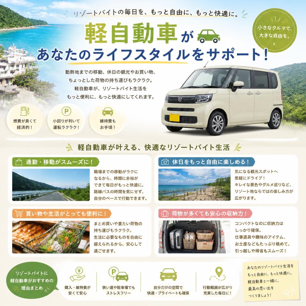 リゾートバイトとの相乗効果