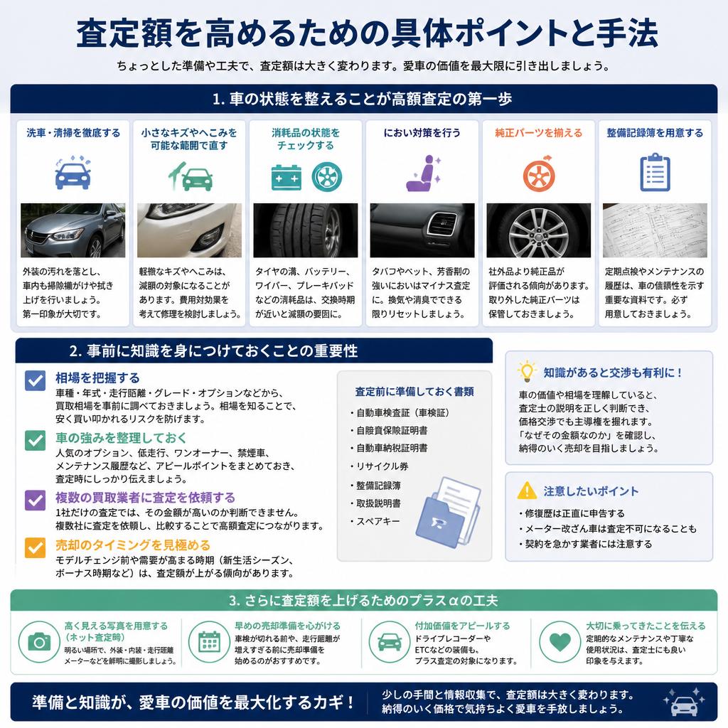 査定額を高くするためのコツ