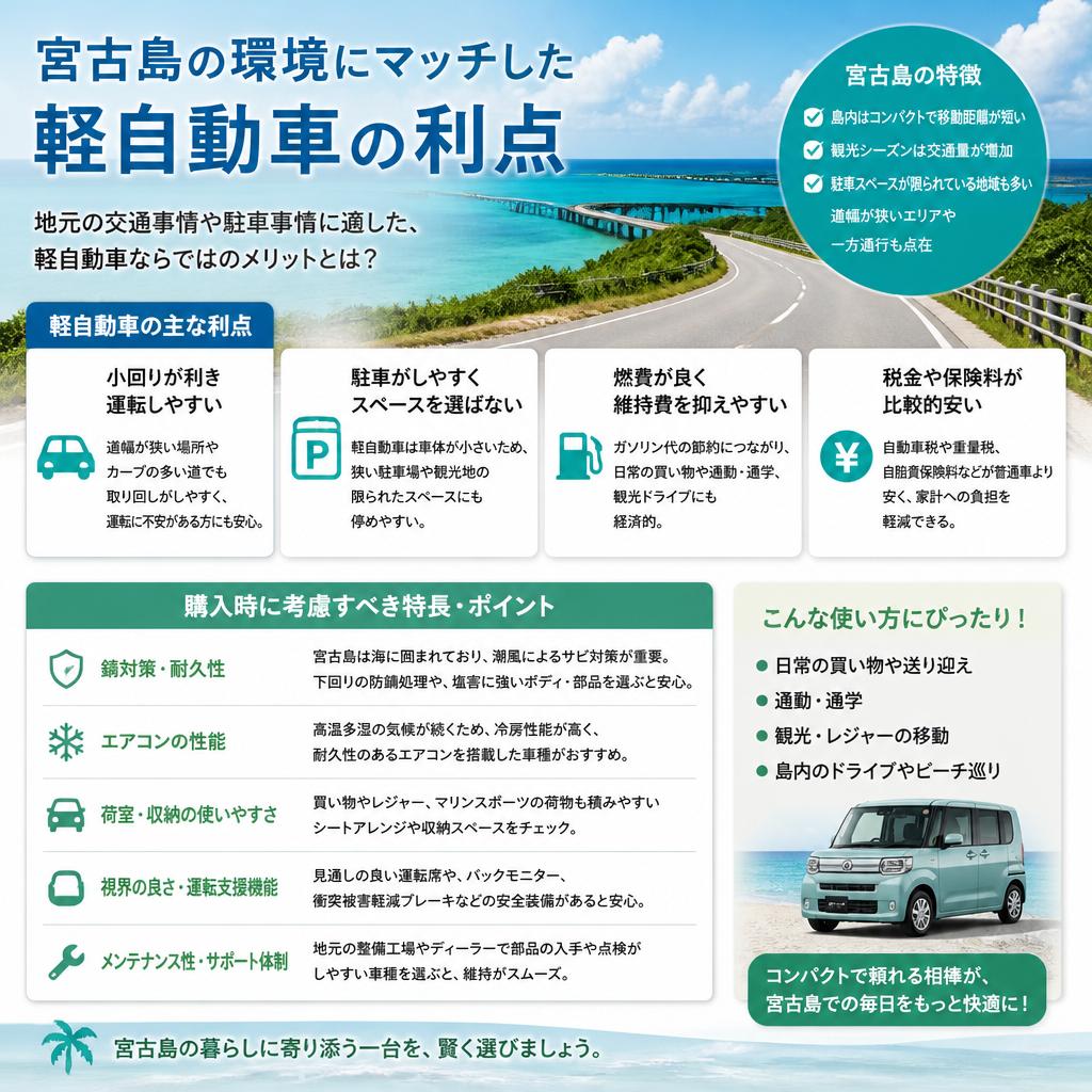宮古島での軽自動車購入のメリット