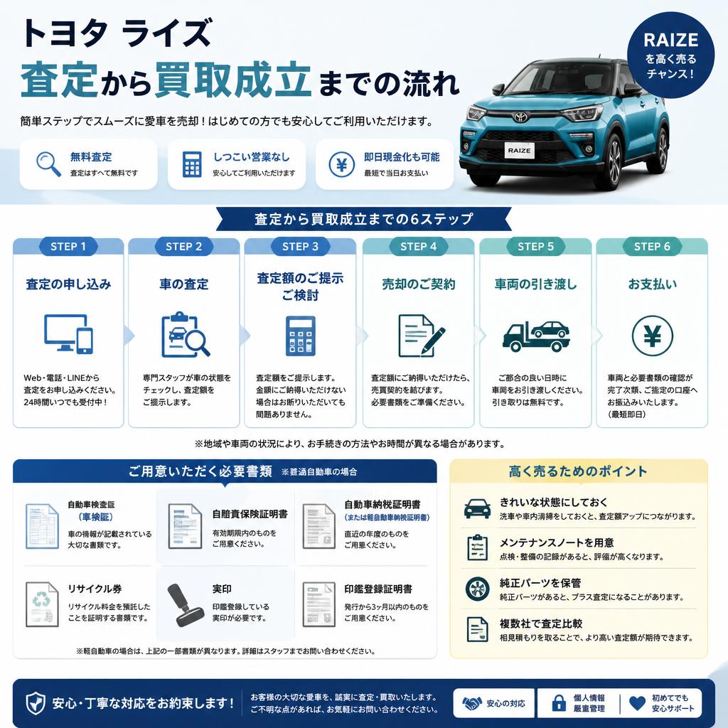 買取の流れ