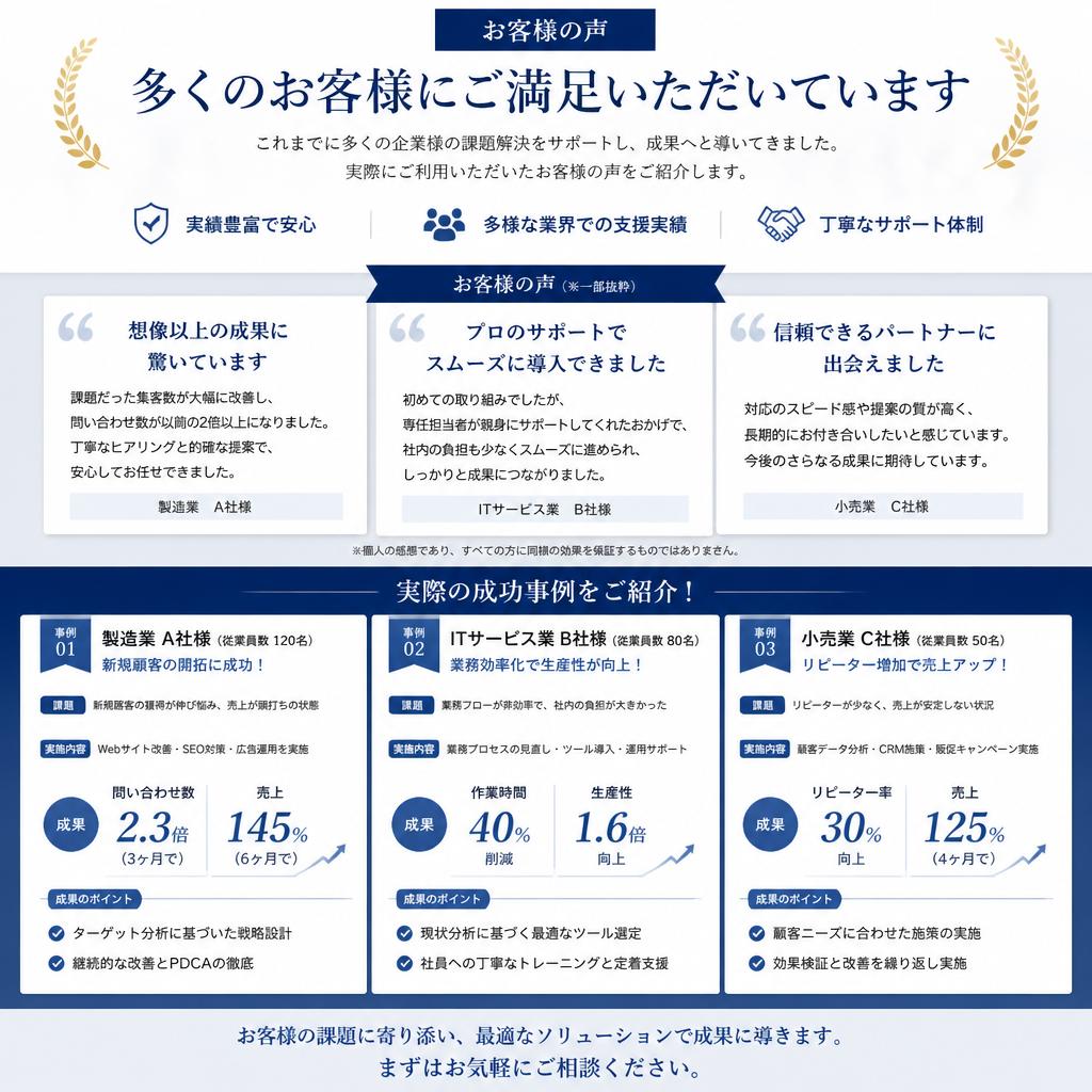 お客様の声